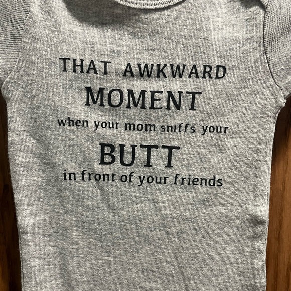 Gray Graphic Onesie - Picture 4 of 5